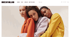 Desktop Screenshot of houseofholland.co.uk